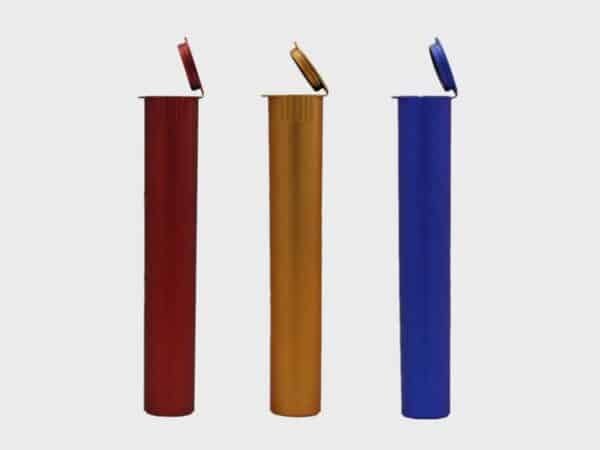 Pop top pre roll tubes
