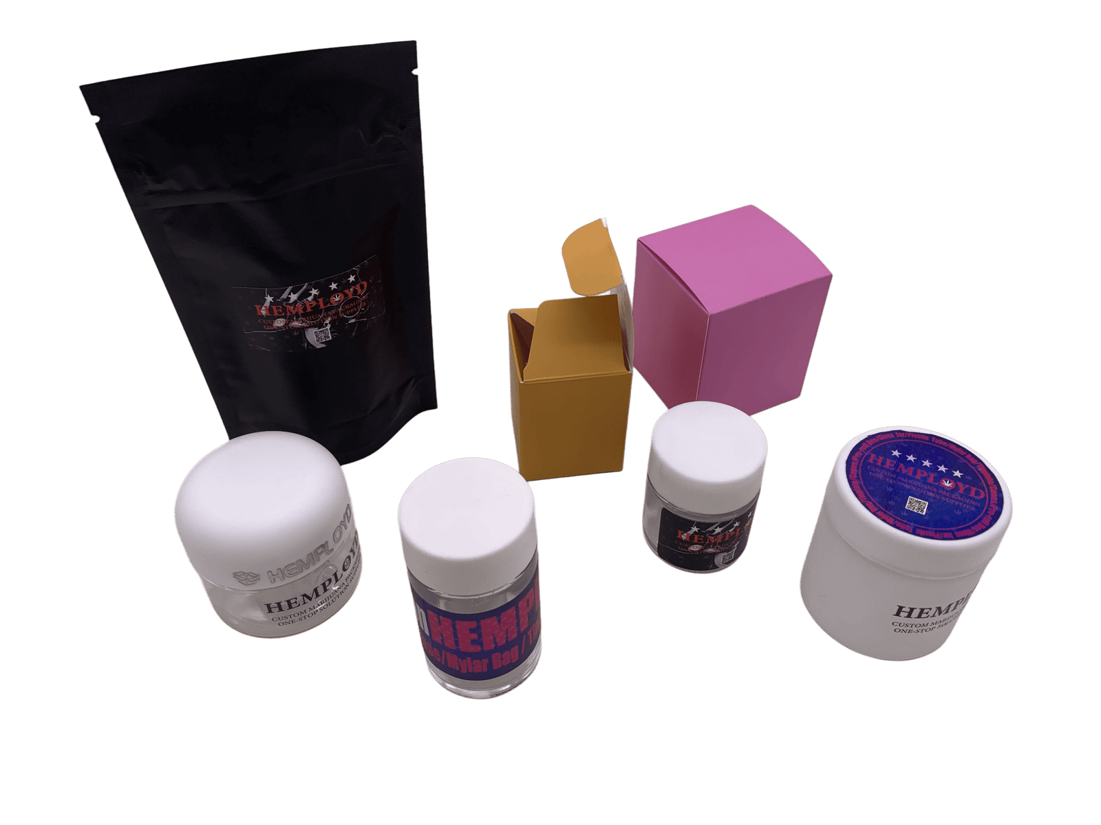 Embalagem de flores de cannabis