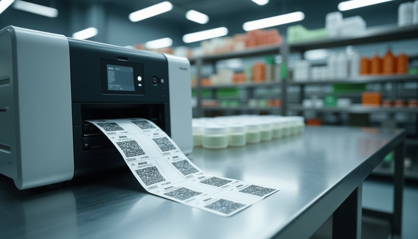 Label printing process