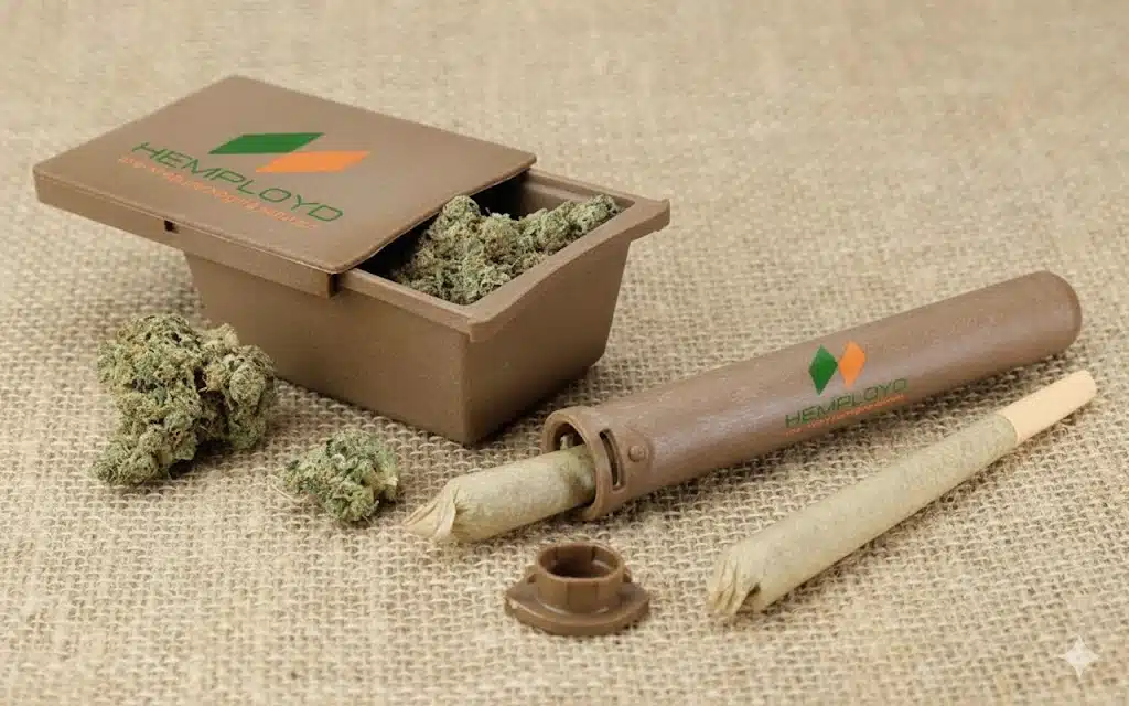 Hemployd team at MJBizCon cannabis packaging expo