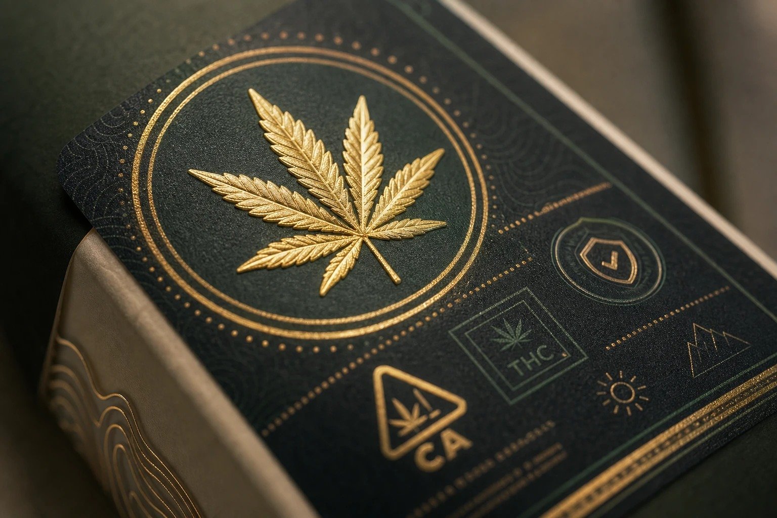 Custom cannabis packaging design and printing process