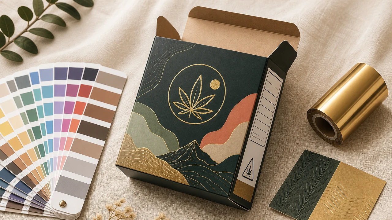 Custom Branded Cannabis Edibles Packaging