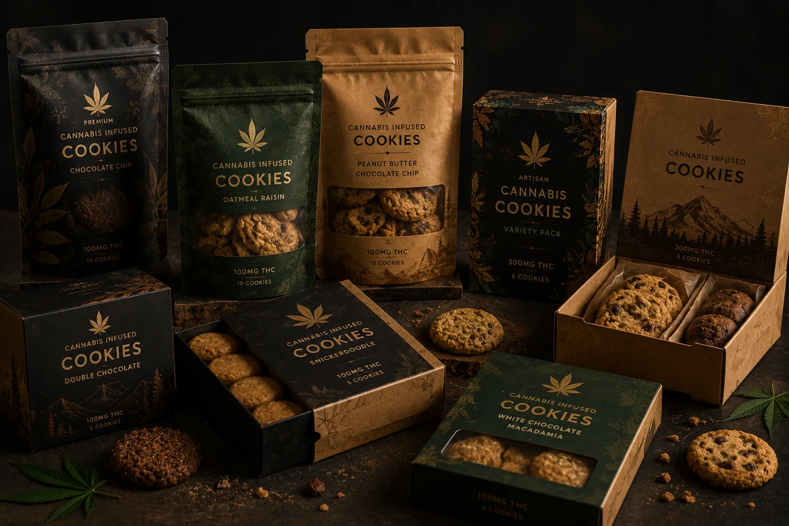 Cannabis Cookie Packaging