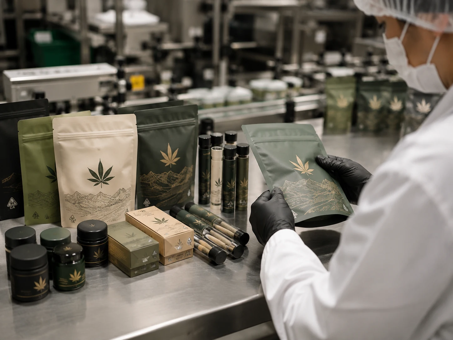 Hemployd cannabis packaging trade show booth