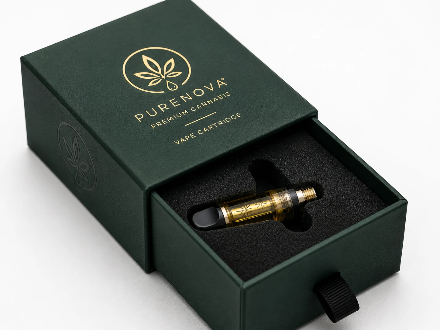 Slide Box Vape Cart Packaging