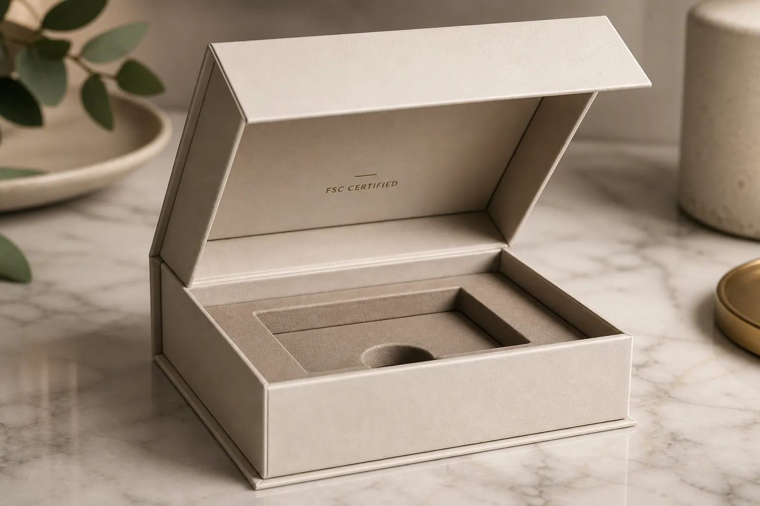 Paperboard Clamshell Box