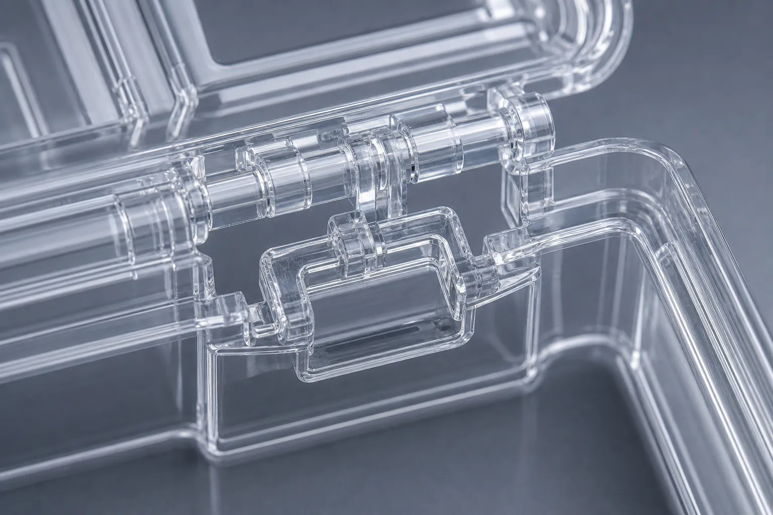 Child-resistant hinge lock