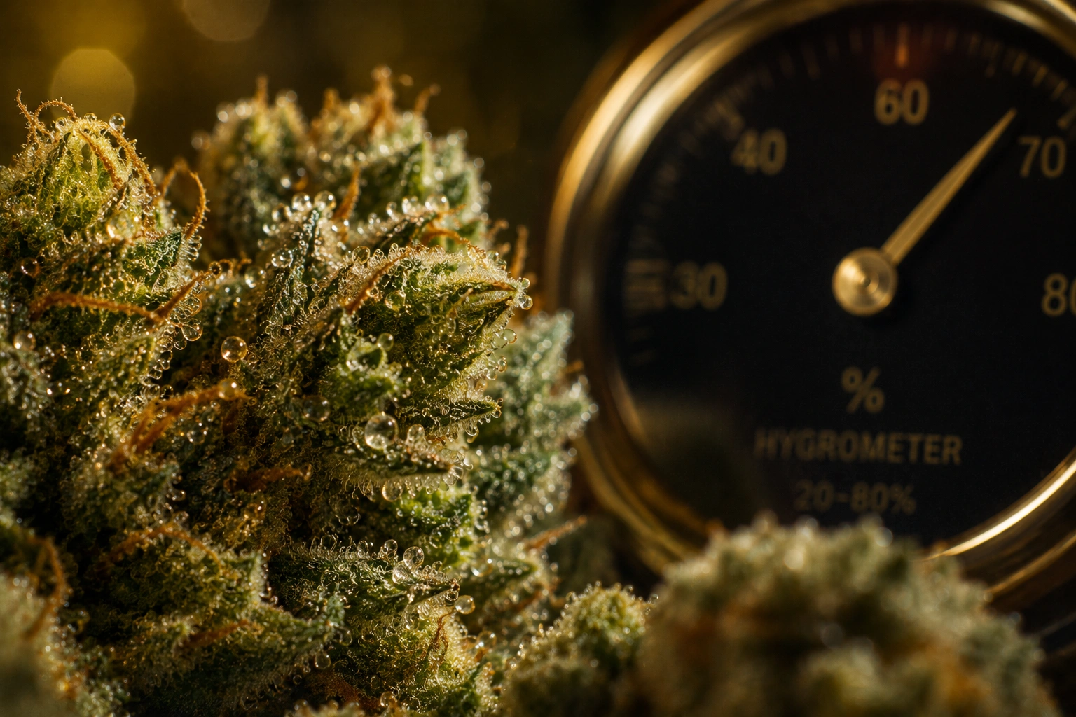 Michigan premium flower brand hygrometer jar
