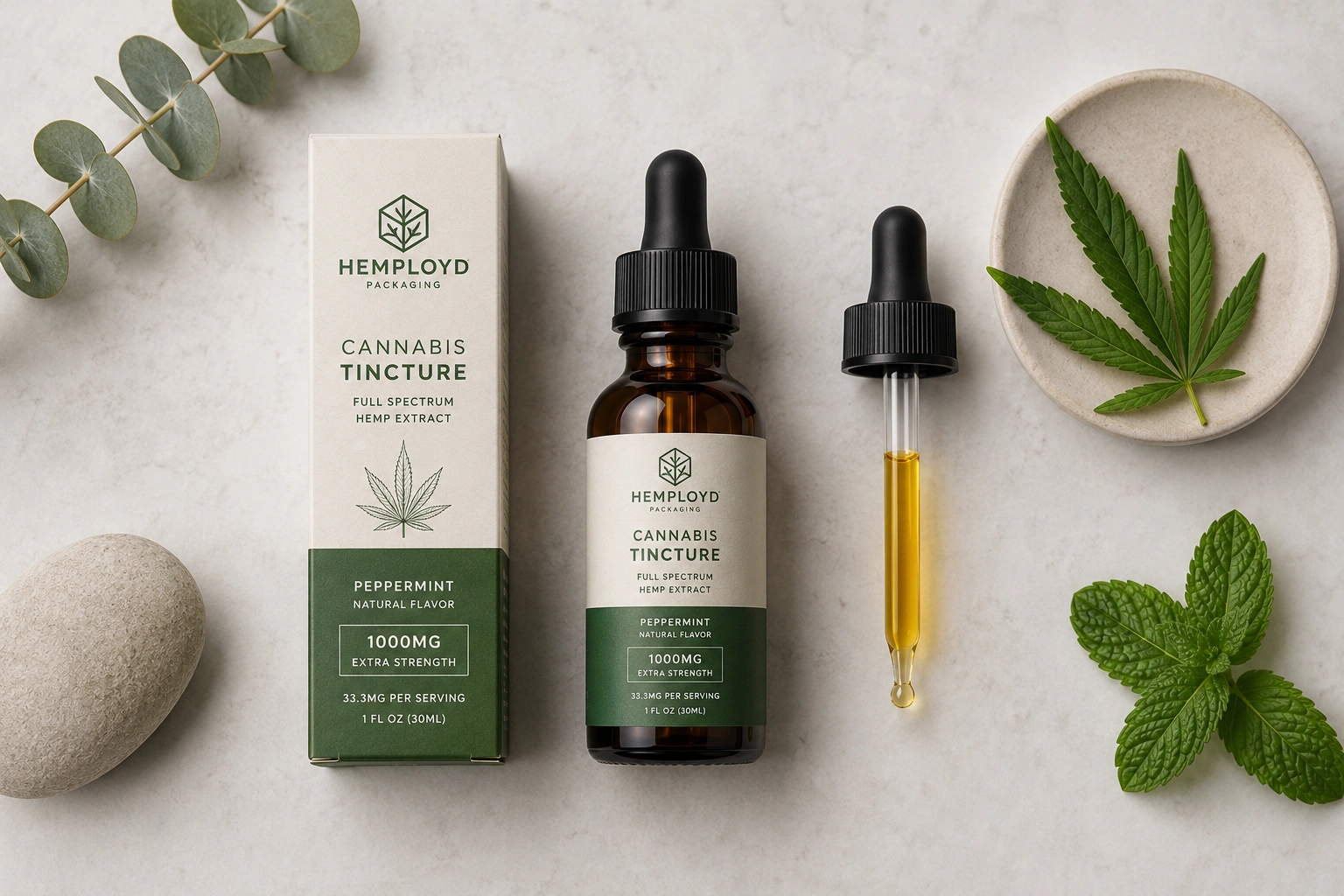 Custom Tincture Dropper Bottle Manufacturer