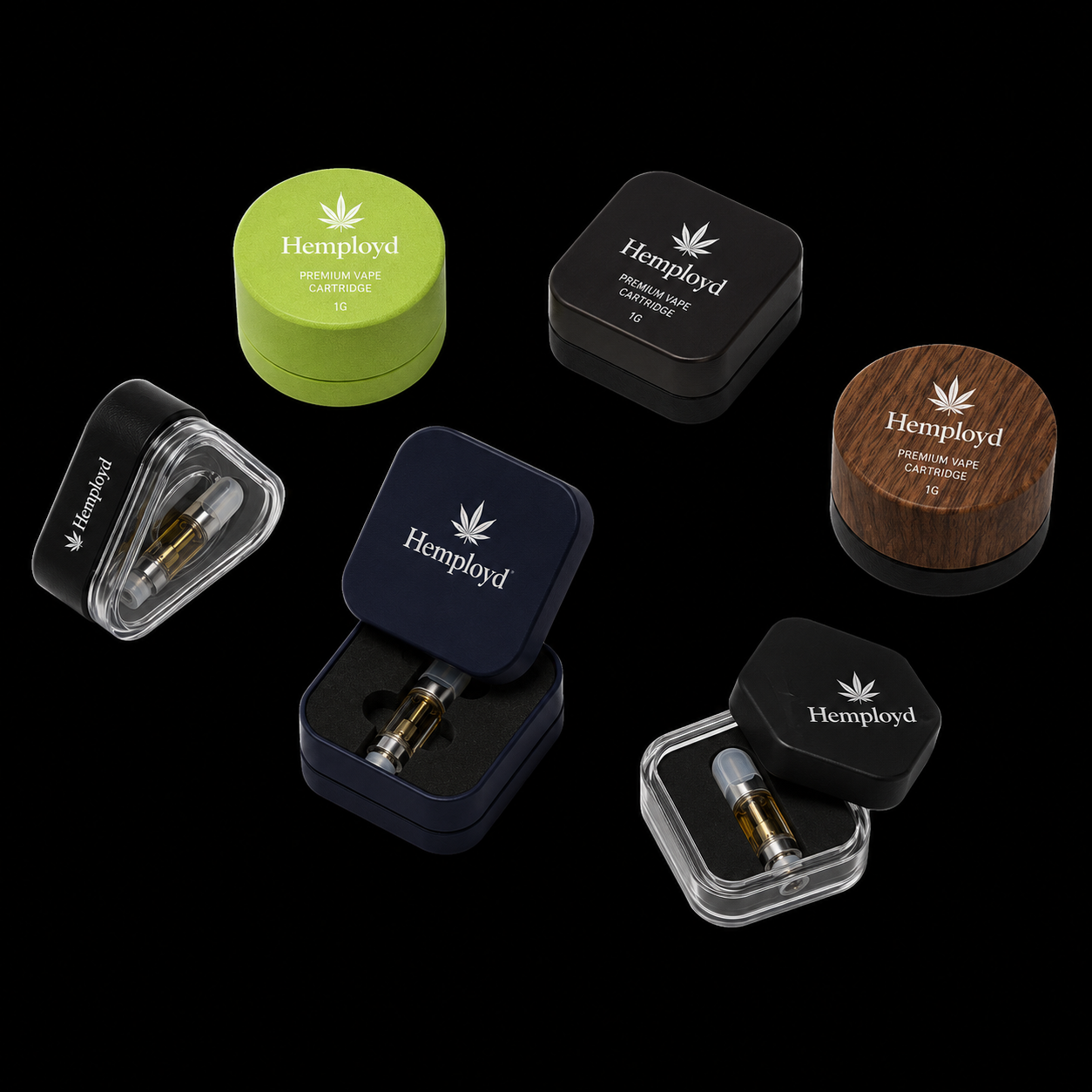Custom Vape Cartridge Packaging Manufacturer Hemployd