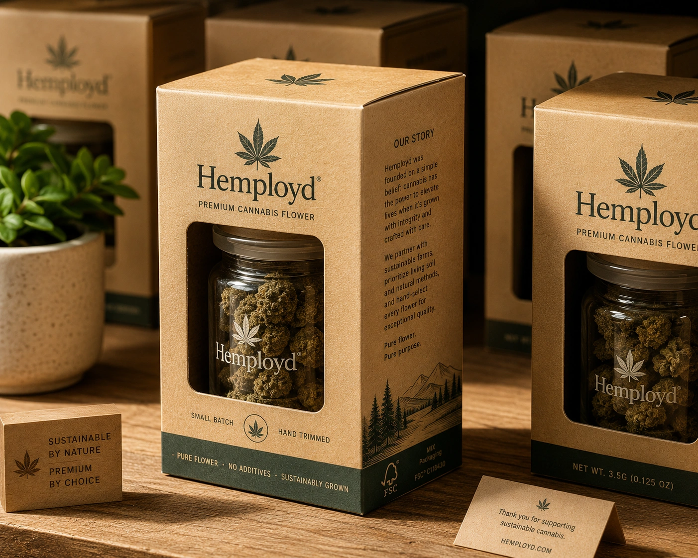 Flower Jar Box