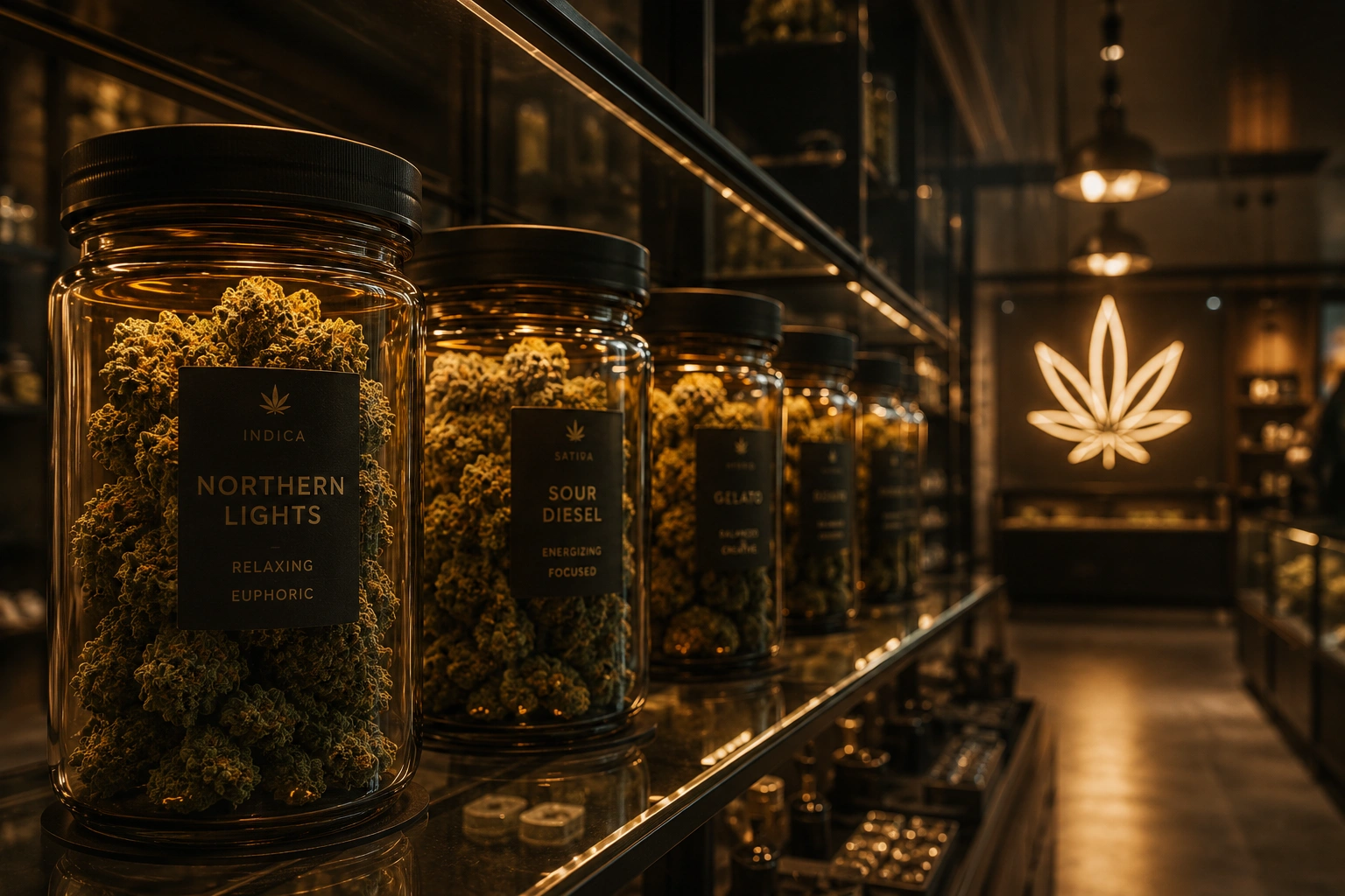 Colorado flower brand amber jar