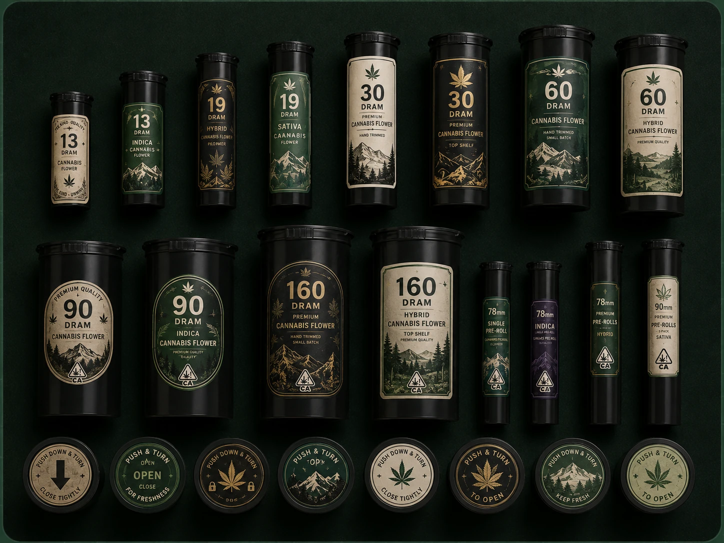 Custom pop top containers manufacturer